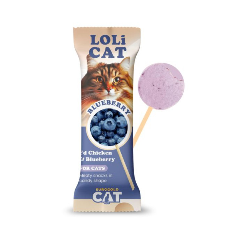 EUROGOLD CAT LOLİCAT KEDİ ÖDÜL LOLİPOP 1.5 GR YABAN MERSİNİ - 15'Lİ .5